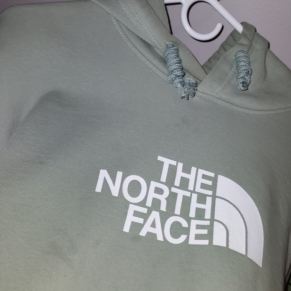 The North Face Sage Green Logo Hoodie